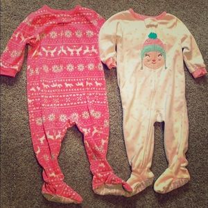 Winter Fleece Footie PJs